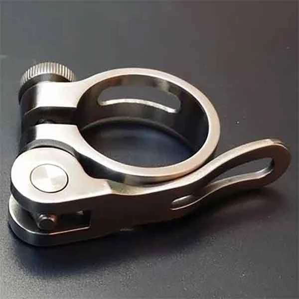 Titanium cykelsadelpindsklemme